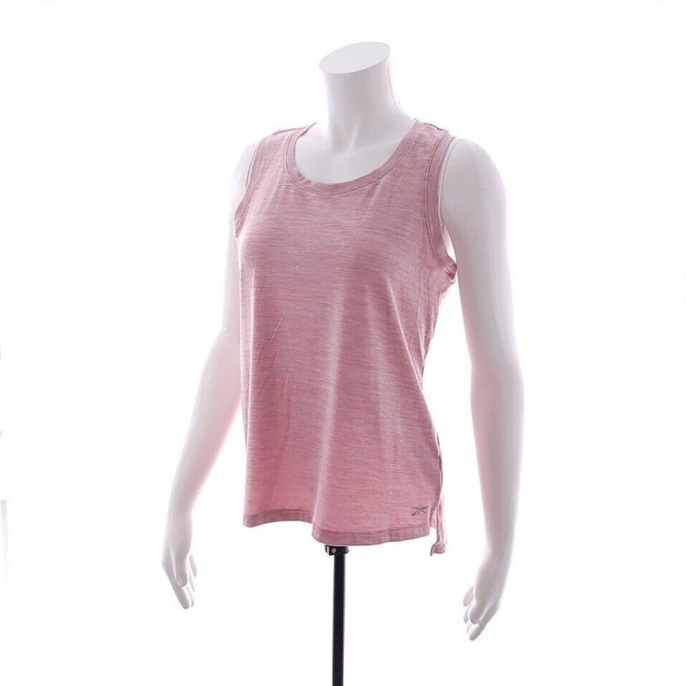 Reebok Womens Sz Small Solid Pink Active Gym Training Tank Top